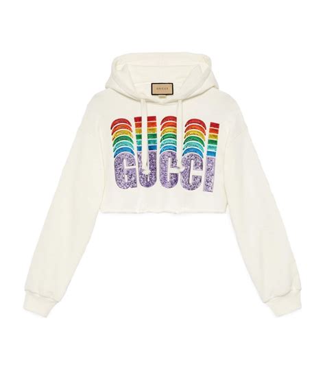 gucci not fake hoodie|gucci cropped sweatshirt hoodie.